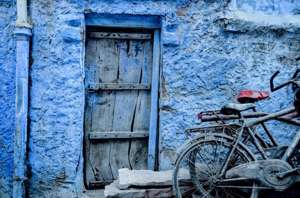 Brahmpuri blue color houses are places to visit in Jaisalmer